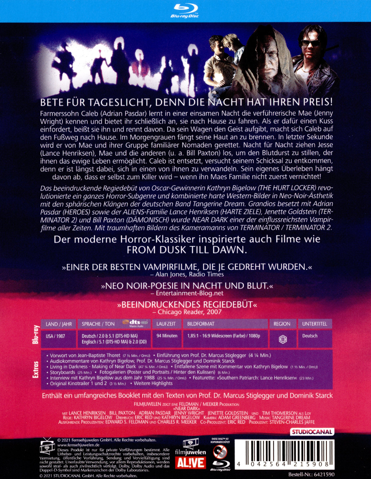 Near Dark - Die Nacht hat ihren Preis - Uncut Edition (blu-ray)