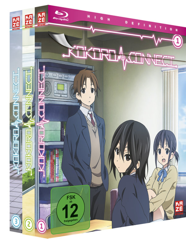 Kokoro Connect - Gesamtausgabe - Bundle Vol.1-3  [3 BRs]  (Blu-ray Disc)