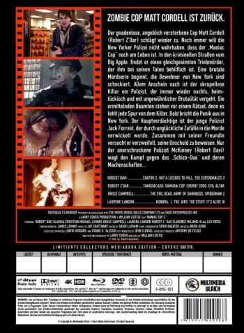 Maniac Cop 2 - Uncut Mediabook Edition (4K Ultra HD+blu-ray+DVD) (C)