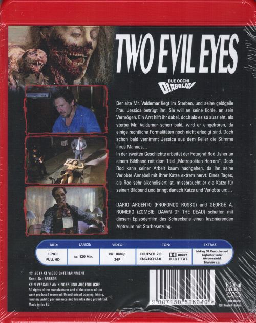 Two Evil Eyes - Uncut Edition (blu-ray)