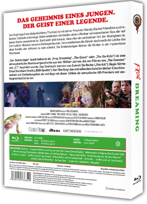 Der Geisterjäger - Frog Dreaming - Limited Special Edition  (blu-ray)