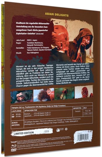 Vampire Girl vs. Frankenstein Girl - Uncut Mediabook Edition  (DVD+blu-ray) (A)