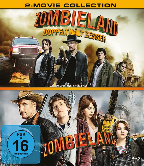 Zombieland 1 & 2 (blu-ray)