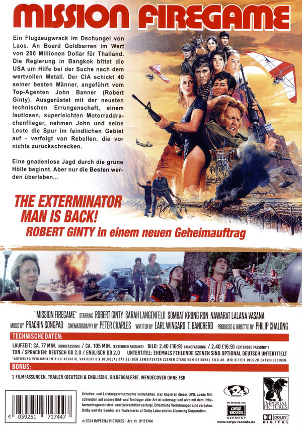 EXTERMINATOR-MAN IS BACK! MISSION FIREGAME  (DVD)