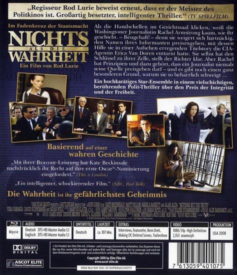 Nichts als die Wahrheit (blu-ray)