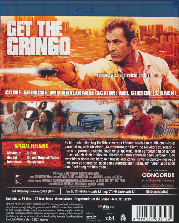 Get the Gringo  (Blu-ray Disc)