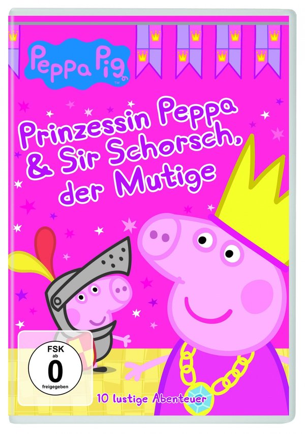 Peppa Pig - Prinzessin Peppa & Sir Schorsch der Mutige (DVD)