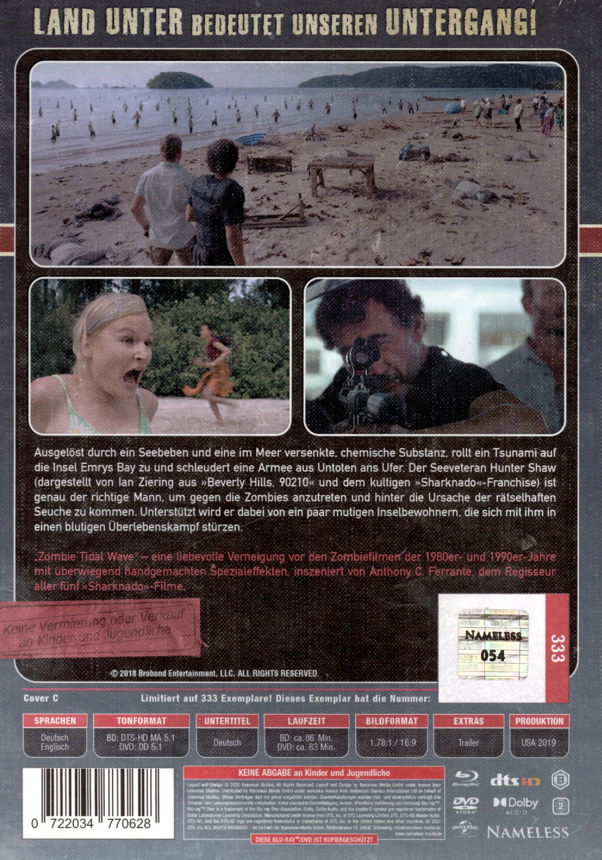 Zombie Tidal Wave - Uncut Mediabook Edition  (DVD+blu-ray) (C)