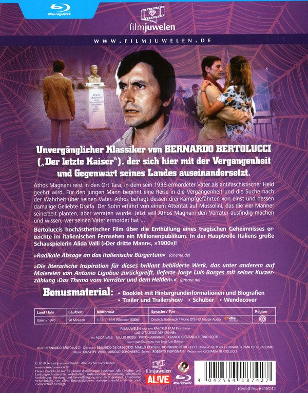 Strategie der Spinne, Die (blu-ray)