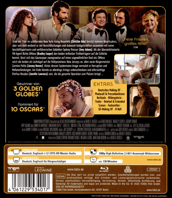 American Hustle  (Blu-ray Disc) American Hustle  (Blu-ray Disc)