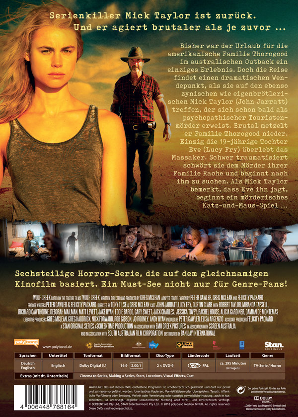 Wolf Creek - Staffel 1