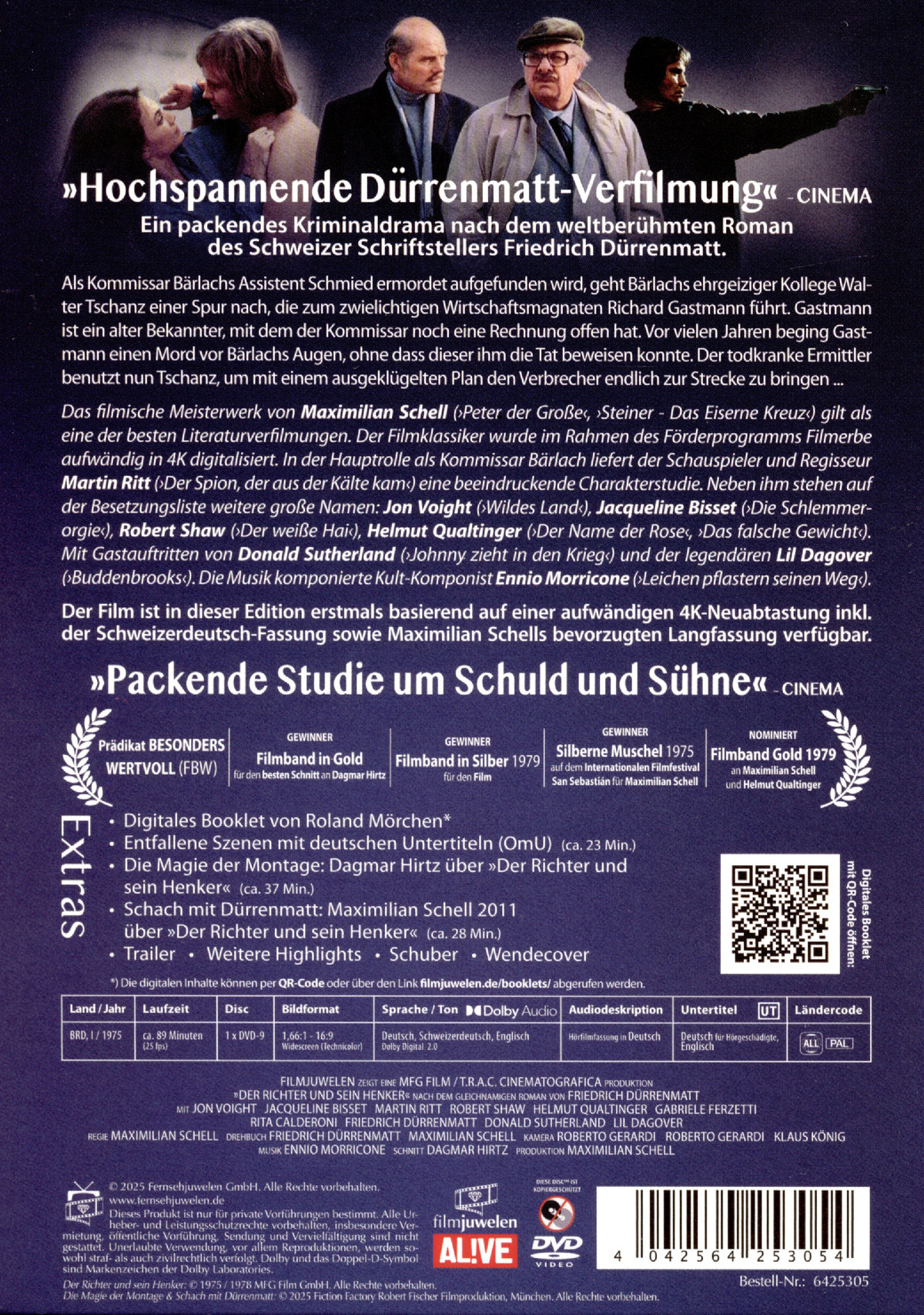 Der Richter und sein Henker (Filmjuwelen)  (DVD)