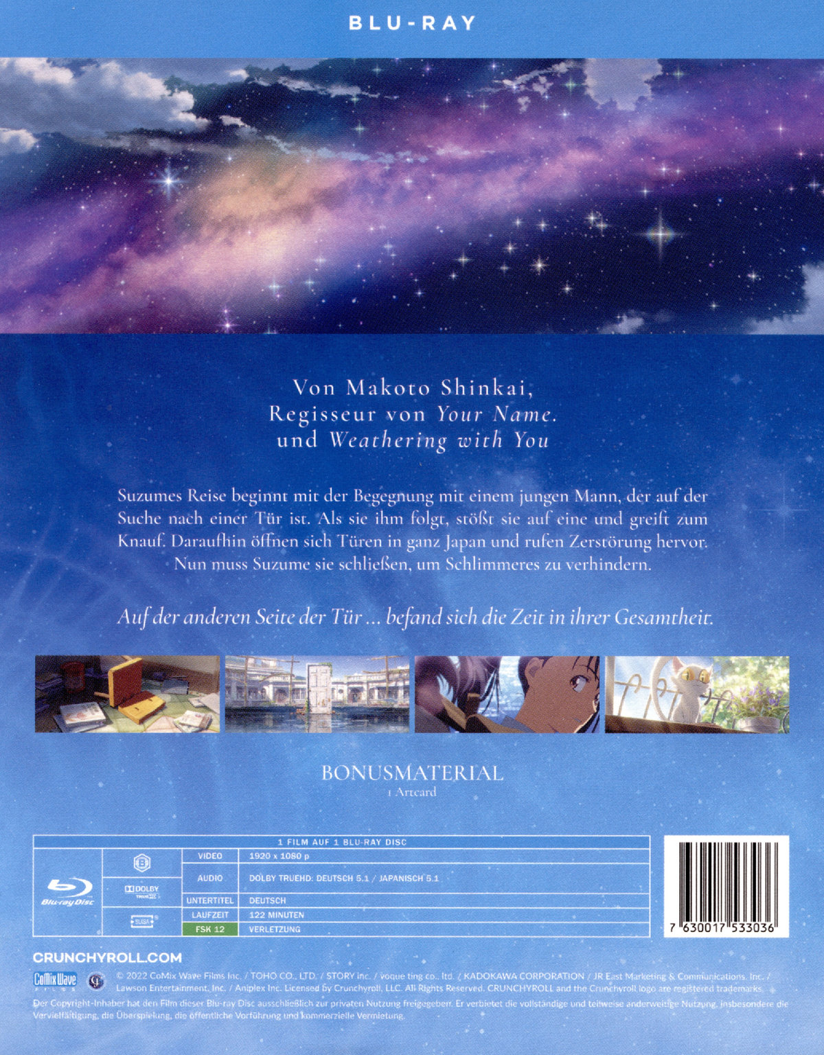 Suzume - The Movie  (Blu-ray Disc)