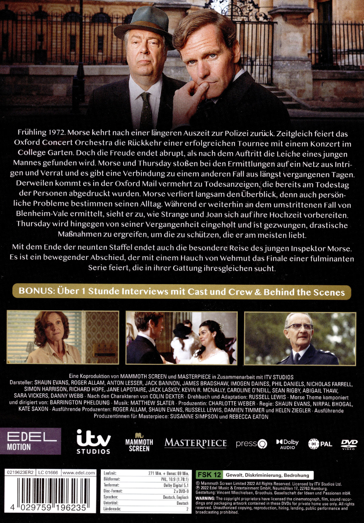 Der junge Inspektor Morse - Staffel 9  [2 DVDs]  (DVD)