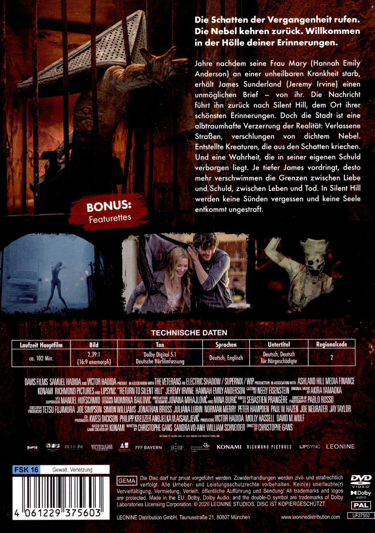 Return to Silent Hill  (DVD)