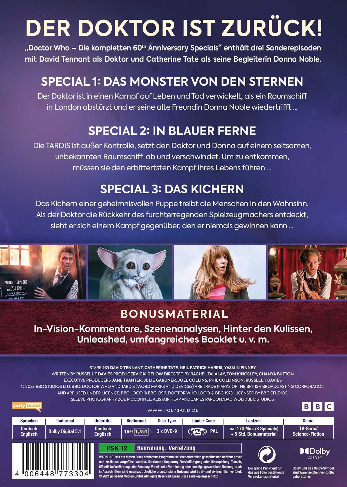 Doctor Who – Die kompletten 60th Anniversary Specials  [3 DVDs]  (DVD)