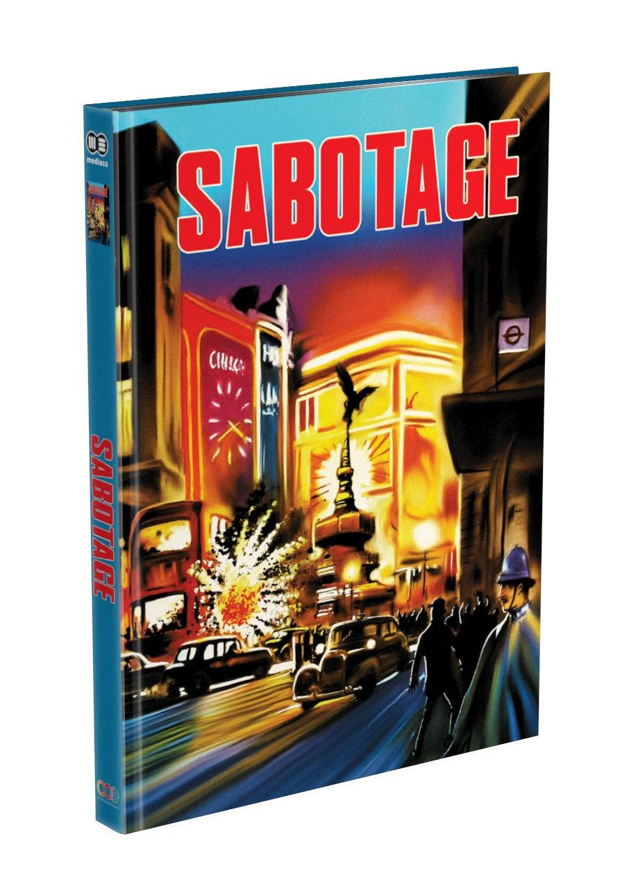 Sabotage - Alfred Hitchcock - Uncut Mediabook Edition (DVD+blu-ray) (B)