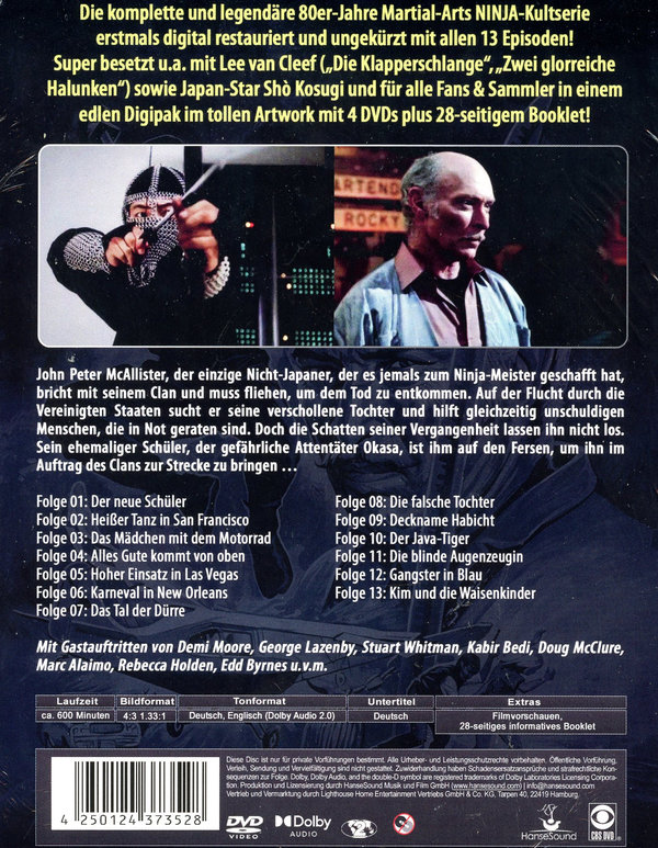 Der Ninja-Meister - Die komplette Serie  [4 DVDs[  (DVD)