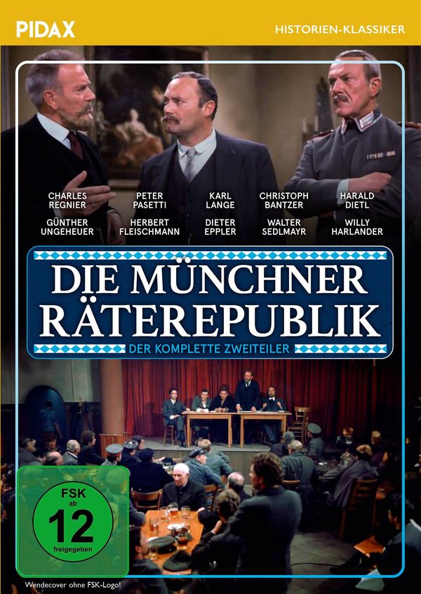Die Münchner Räterepublik / Spannender Historienzweiteiler mit hervorragender Besetzung (Pidax Historien-Klassiker)  (DVD)
