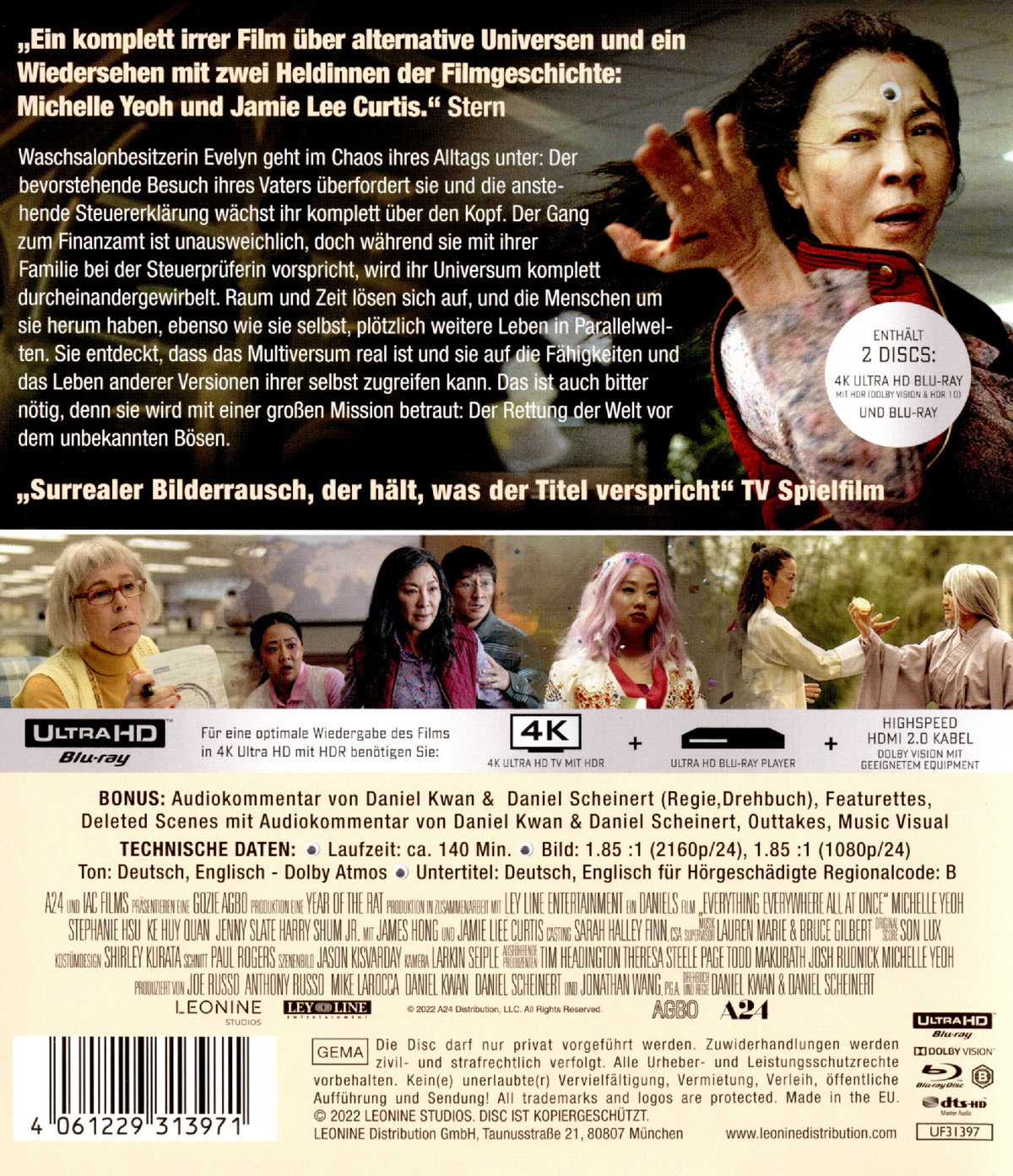 Everything Everywhere All at Once  (4K Ultra HD) (+ Blu-ray)  (Blu-ray 4K Ultra HD)