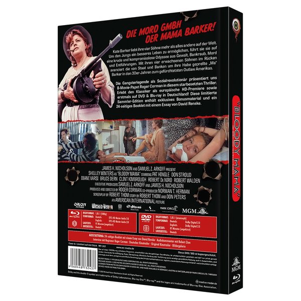 Bloody Mama - Uncut Mediabook Edition (DVD+blu-ray) (A)