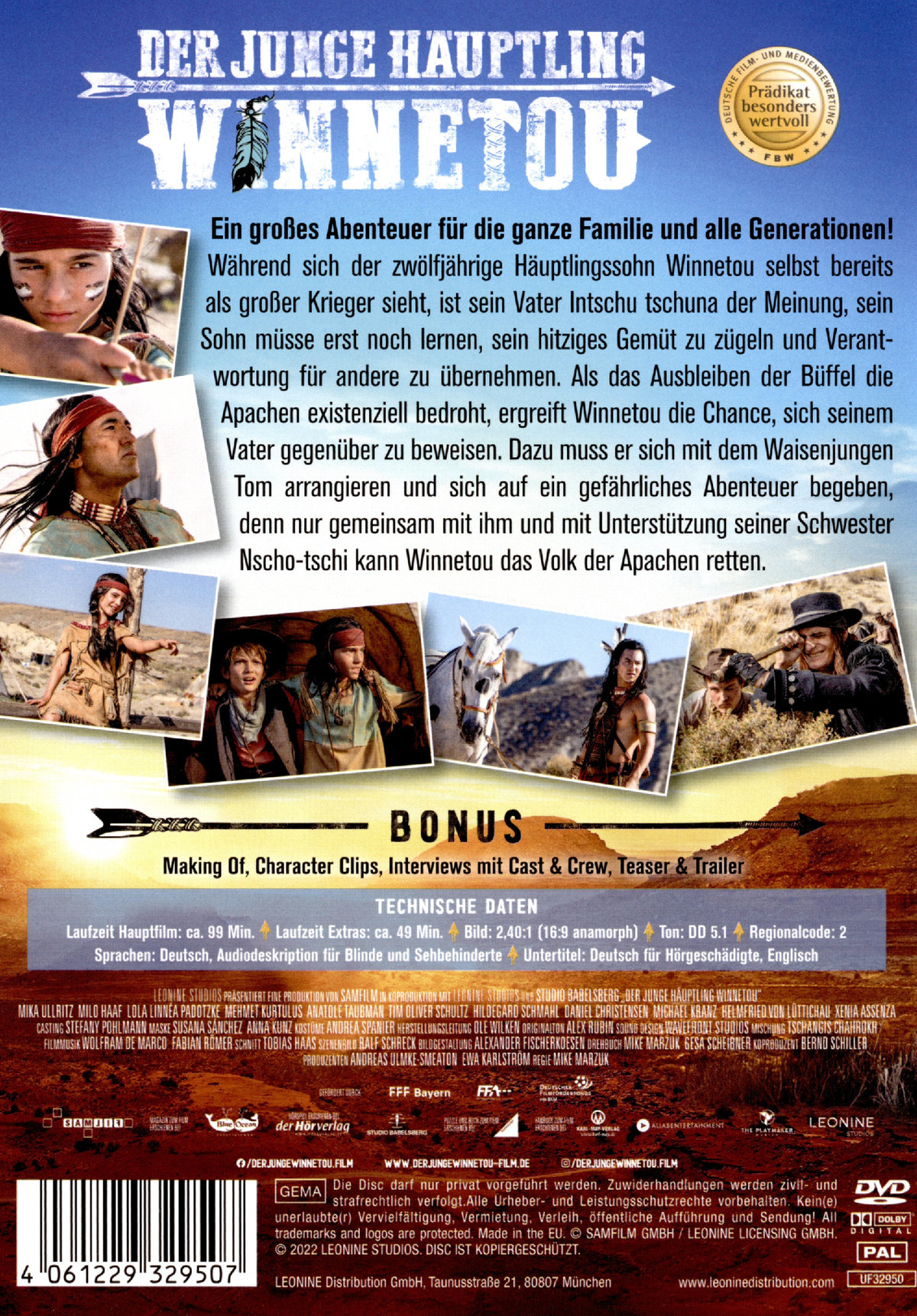 Der junge Häuptling Winnetou  (DVD)