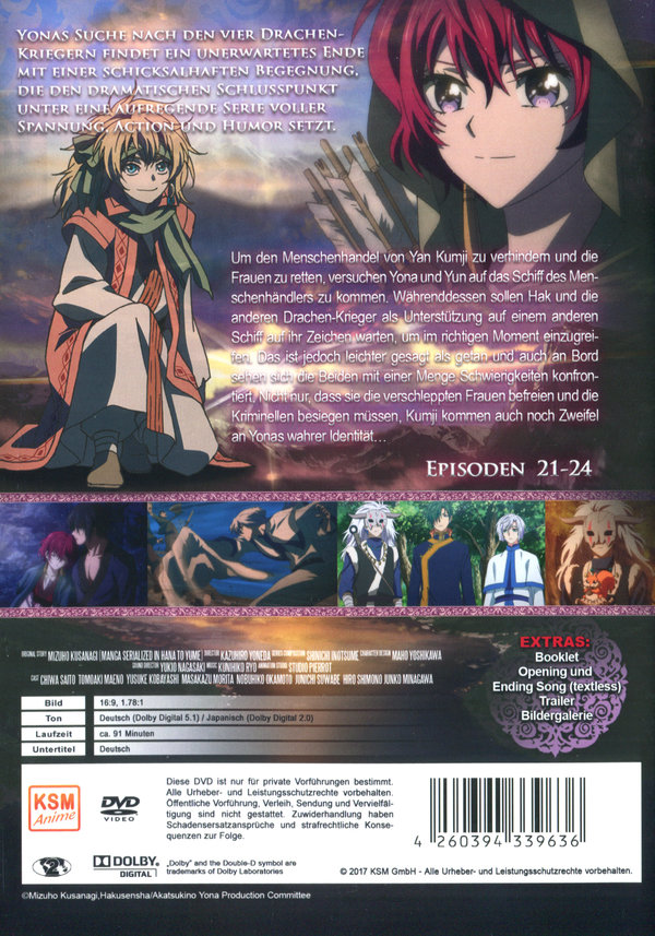 Akatsuki No Yona - Prinzessin der Morgendämmerung - Volume 5 (Episoden 21-24)  (DVD)