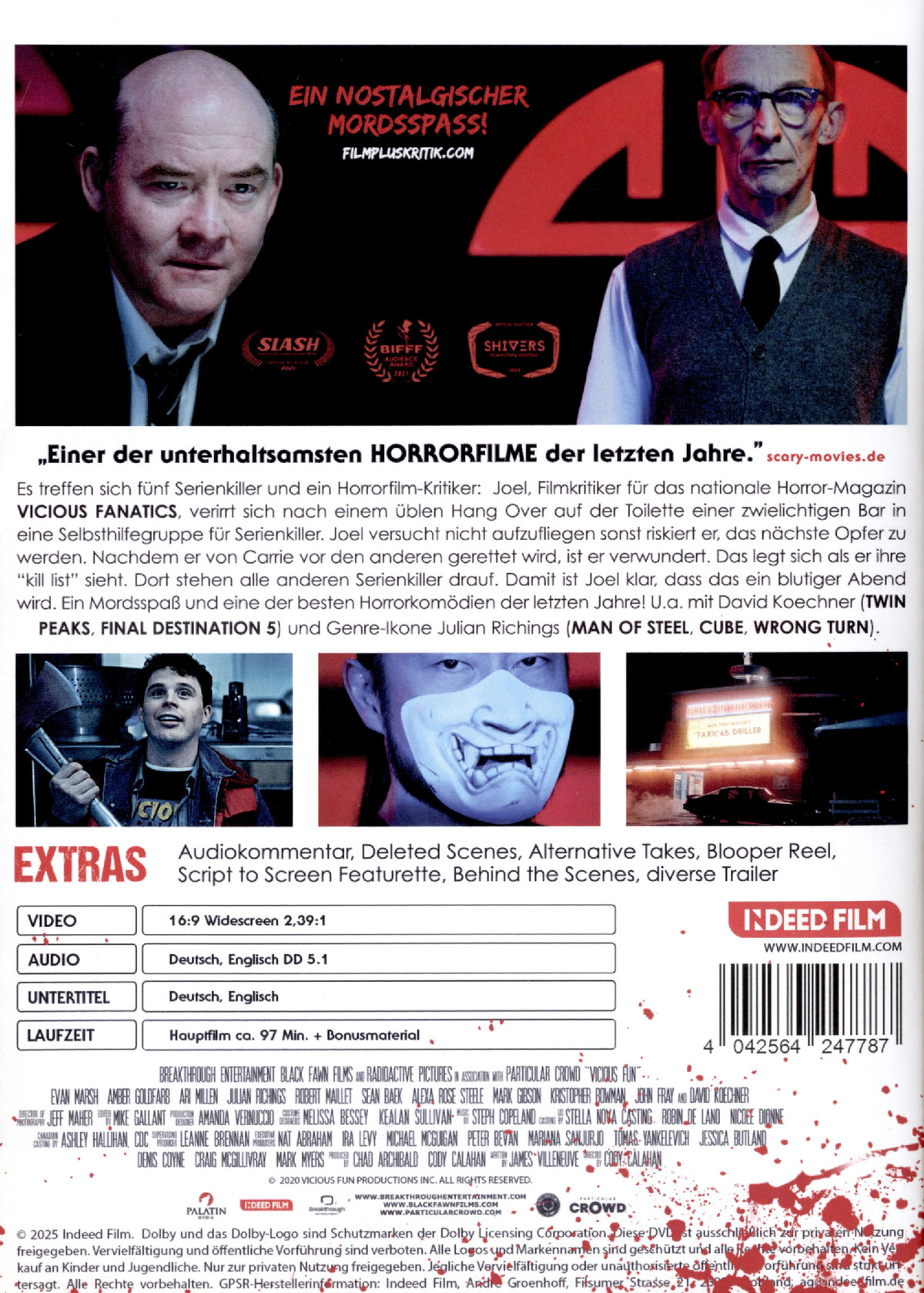 Ein Serienkiller kommt selten allein - Vicious Fun  (DVD)