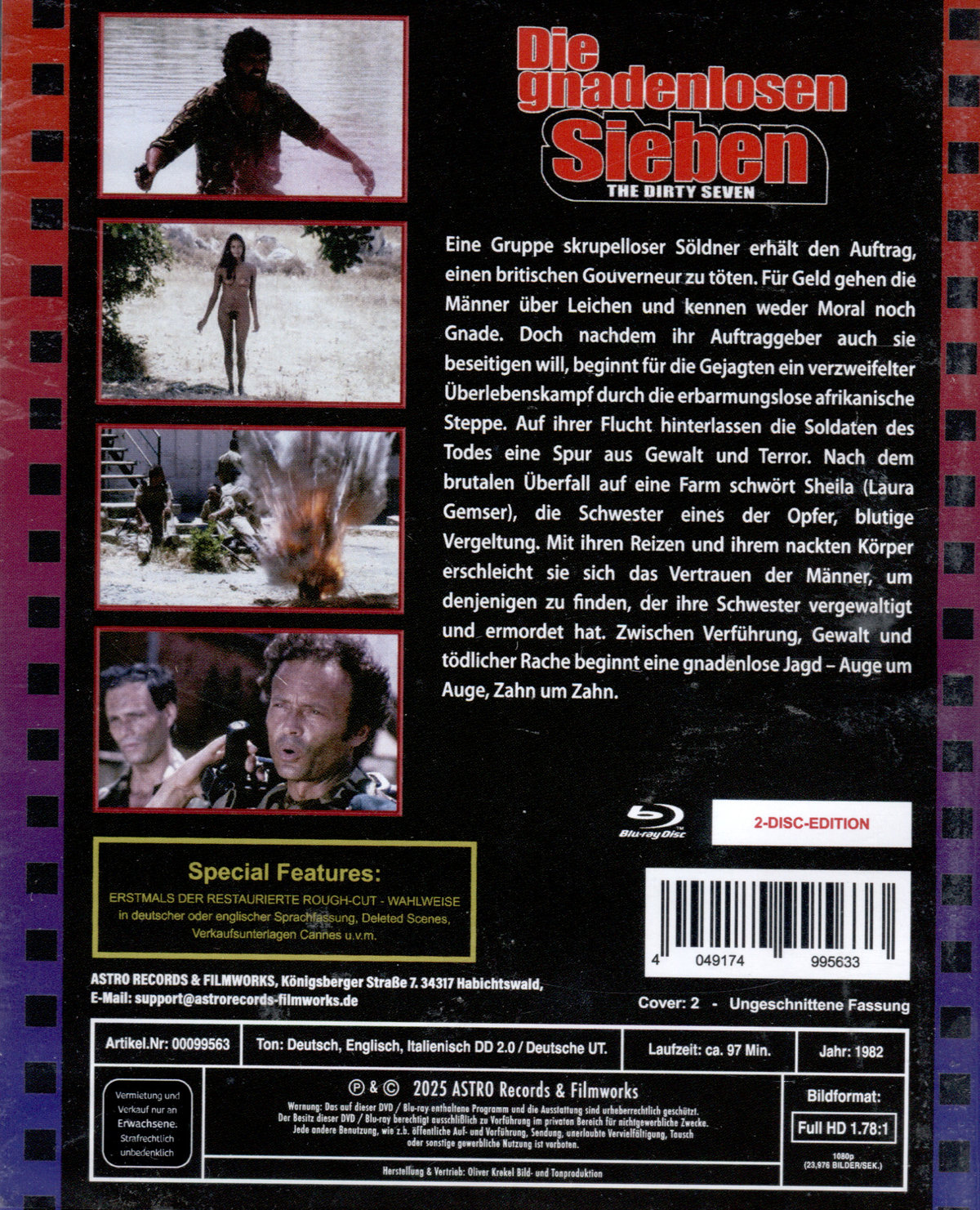 Die gnadenlosen Sieben - Uncut Edition  (DVD+blu-ray) (2)
