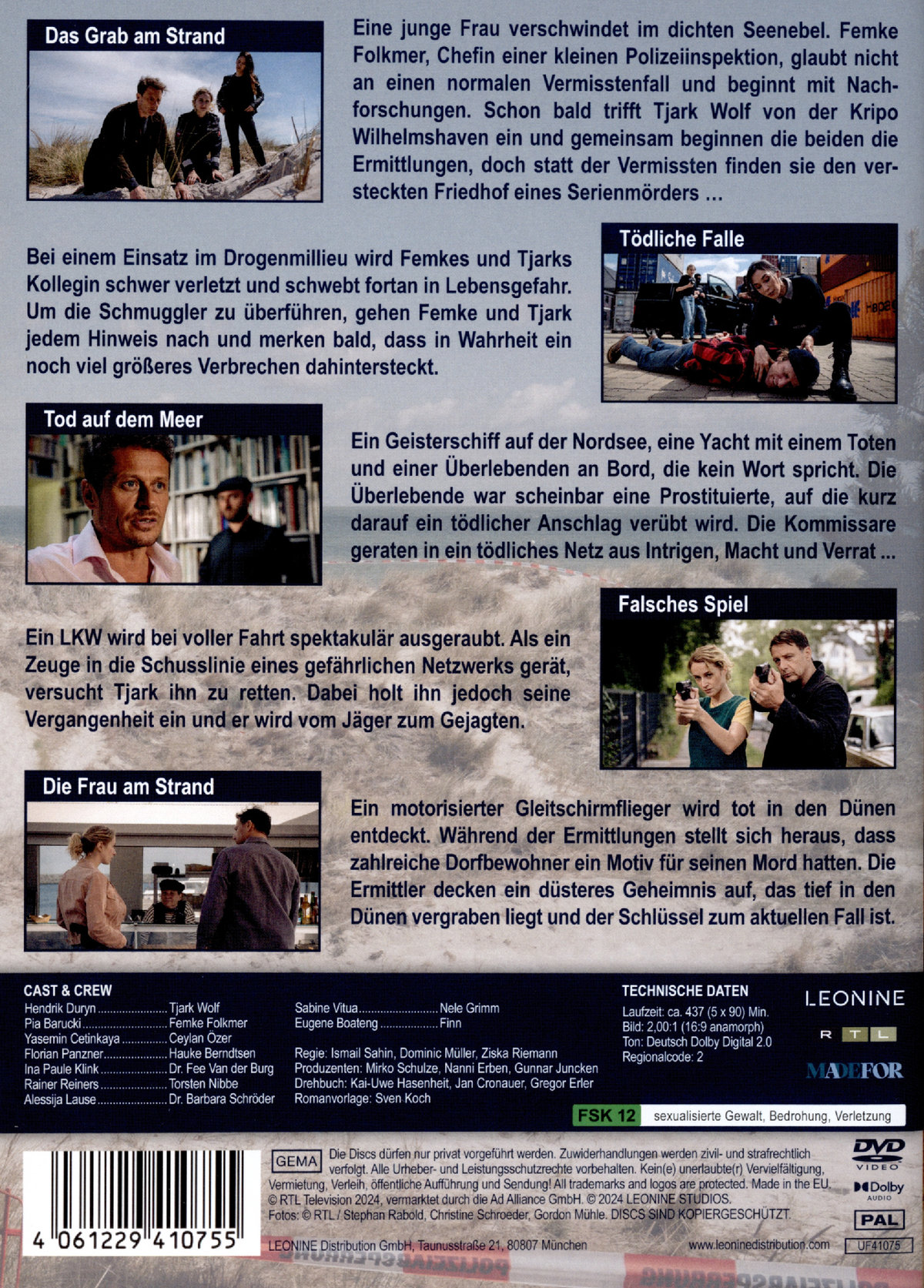 Dünentod - Ein Nordsee-Krimi  [3 DVDs]  (DVD)