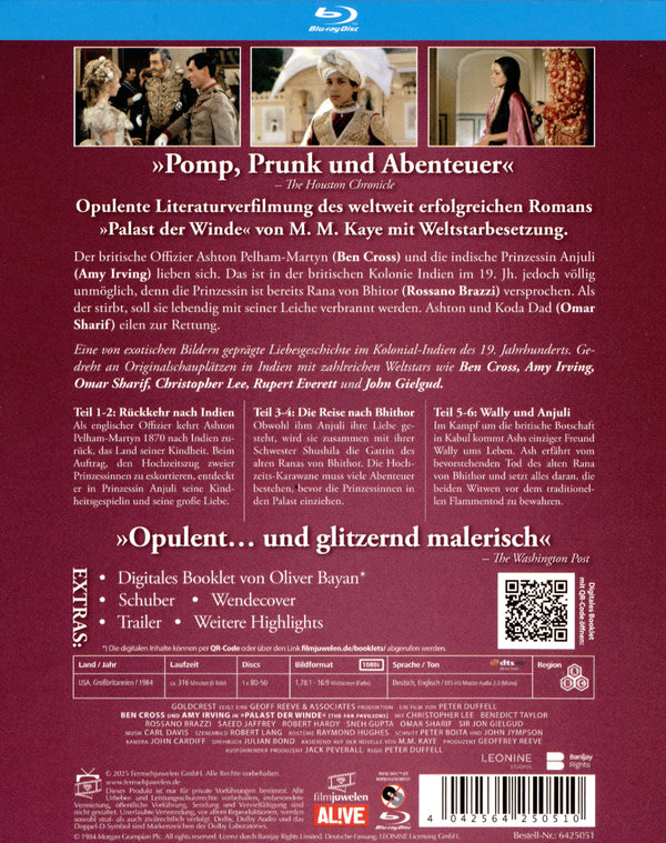Palast der Winde - 6 Folgen Extended Edition  (Blu-ray Disc)