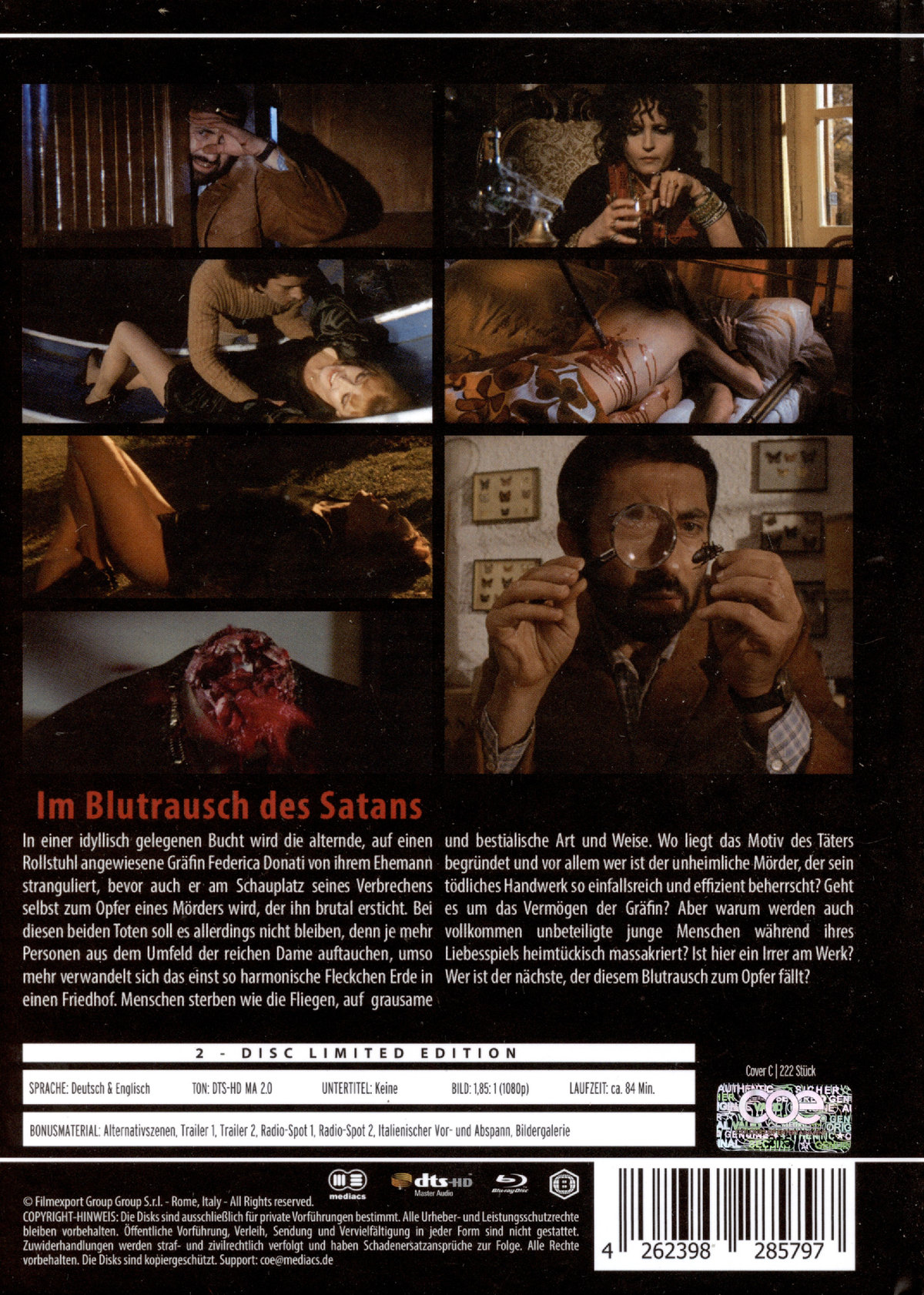 Im Blutrausch des Satans - Uncut Mediabook Edition (DVD+blu-ray) (C)
