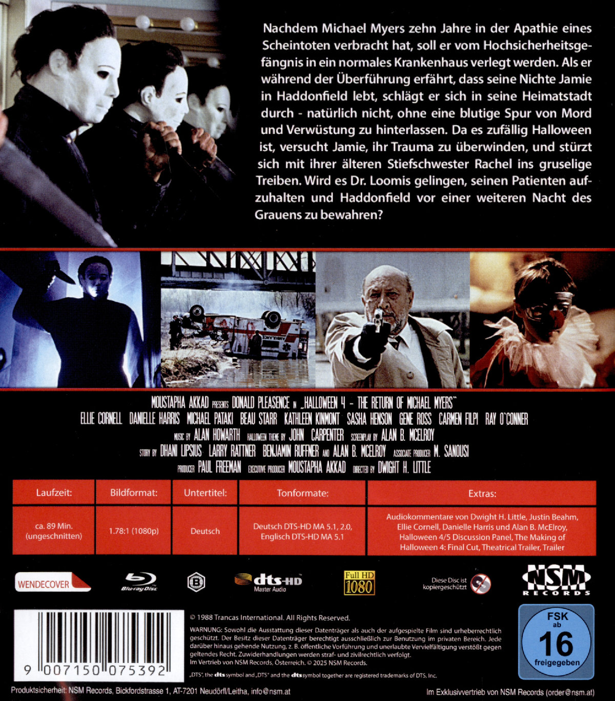 Halloween 4 - The Return of Michael Myers  (Blu-ray Disc)