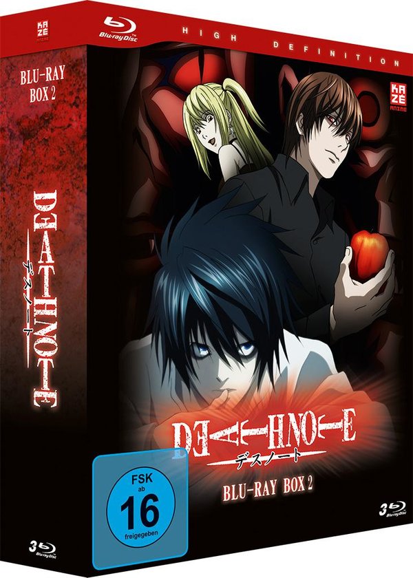 Death Note - Blu-ray Box 2 (Episode 19-37) [3 Blu-rays]  (Blu-ray Disc)