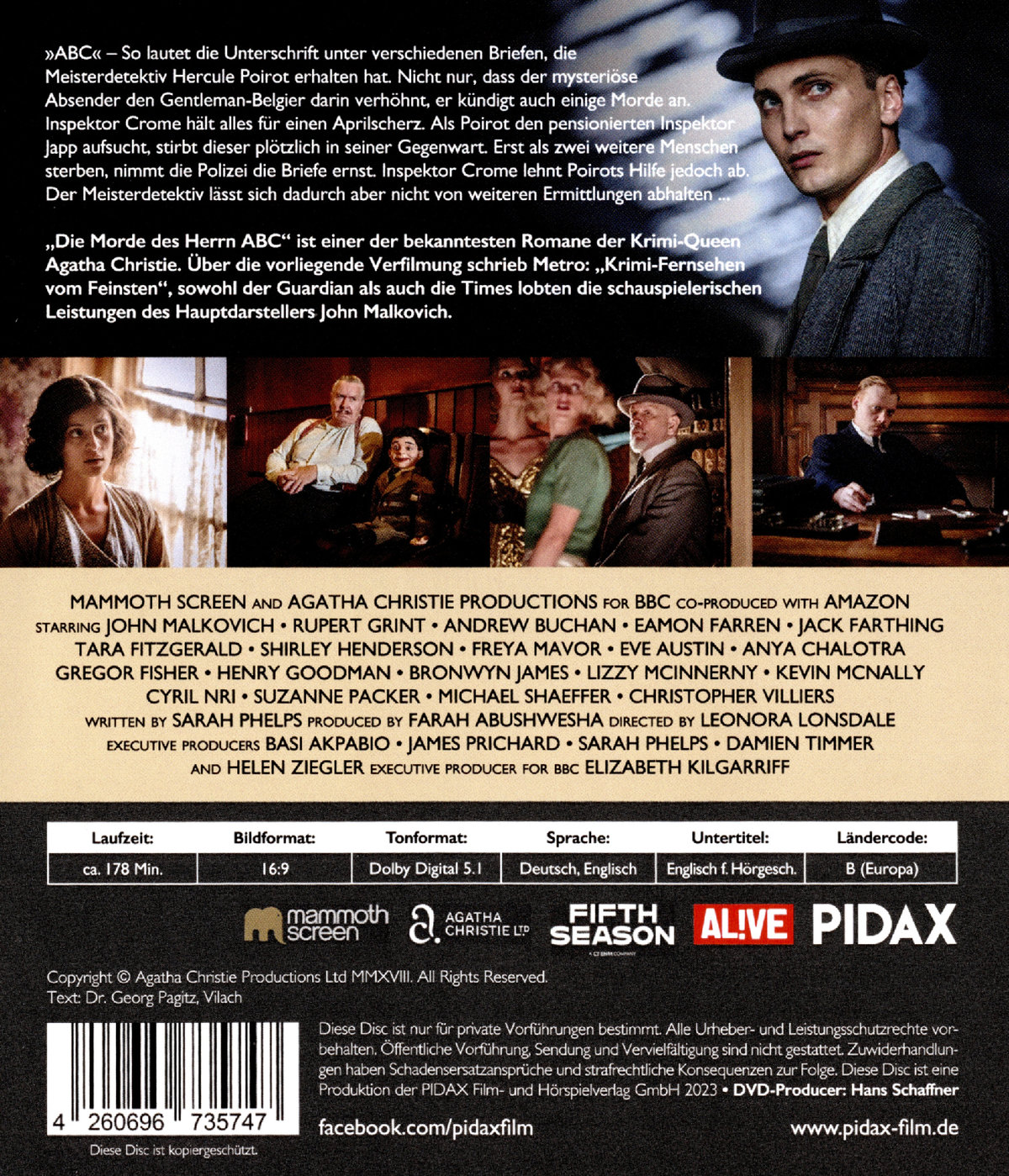 Agatha Christie: Die Morde des Herrn ABC (blu-ray)