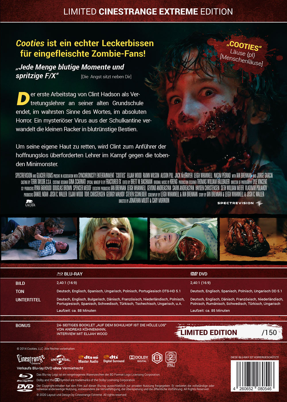 Cooties - Zombie School - Uncut Mediabook Edition (DVD+blu ray) (B)