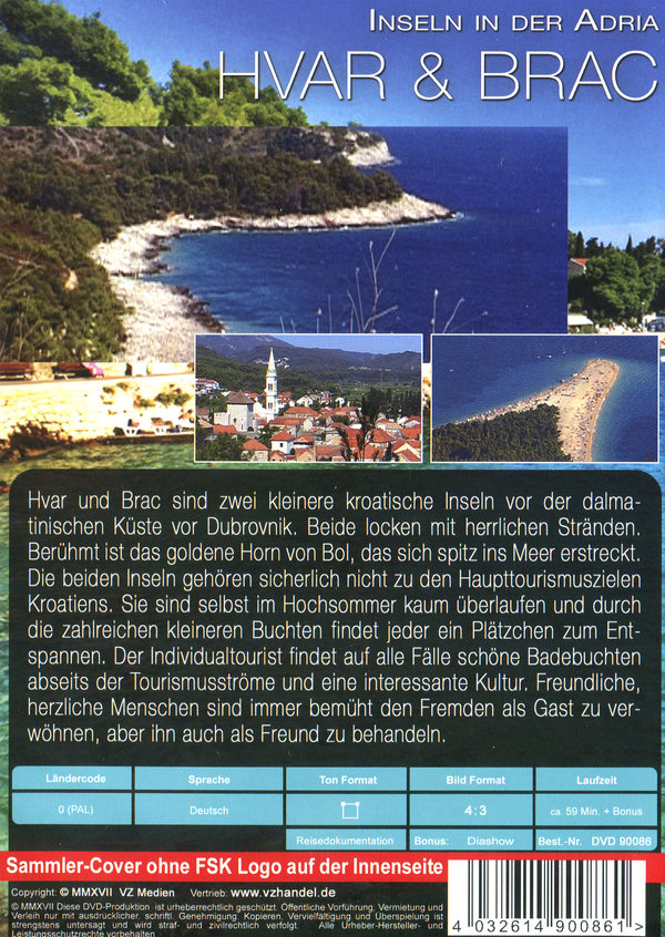 Insider - Kroatien: Hvar & Brac - Inseln in der Adria  (DVD)