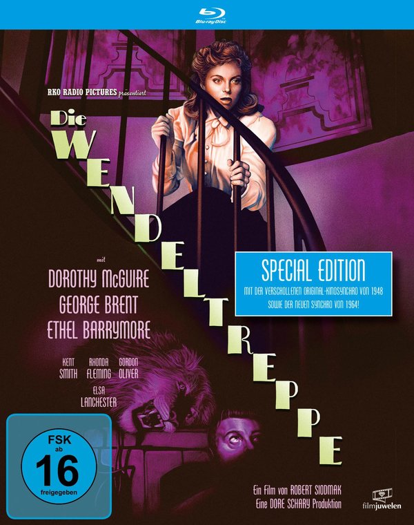 Die Wendeltreppe - Special Edition mit bislang verschollener Originalsynchro 1948 und Neusynchro  (Blu-ray Disc)