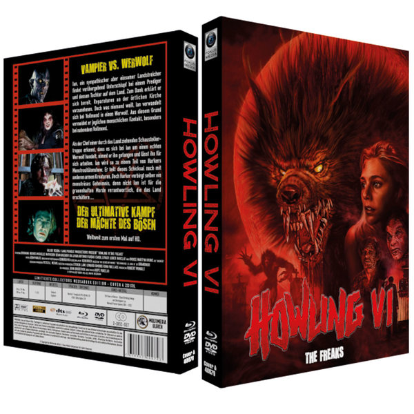 Howling 6 - The Freaks - Uncut Mediabook Edition  (DVD+blu-ray) (A)