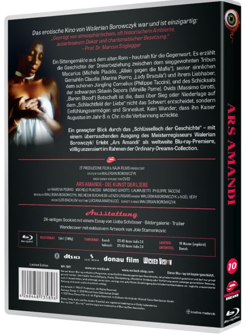 Ars Amandi - Die Kunst der Liebe - Uncut Ordinary Dreams Collection  (blu-ray)