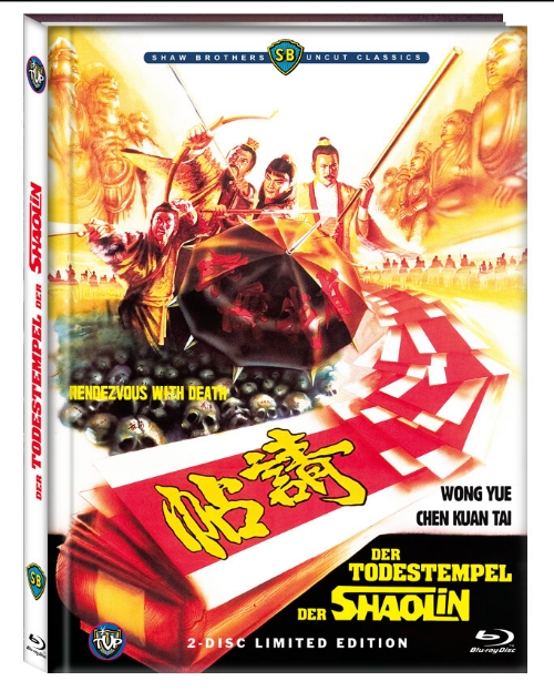 Der Todestempel der Shaolin - Uncut Mediabook Edition  (DVD+blu-ray) (A)
