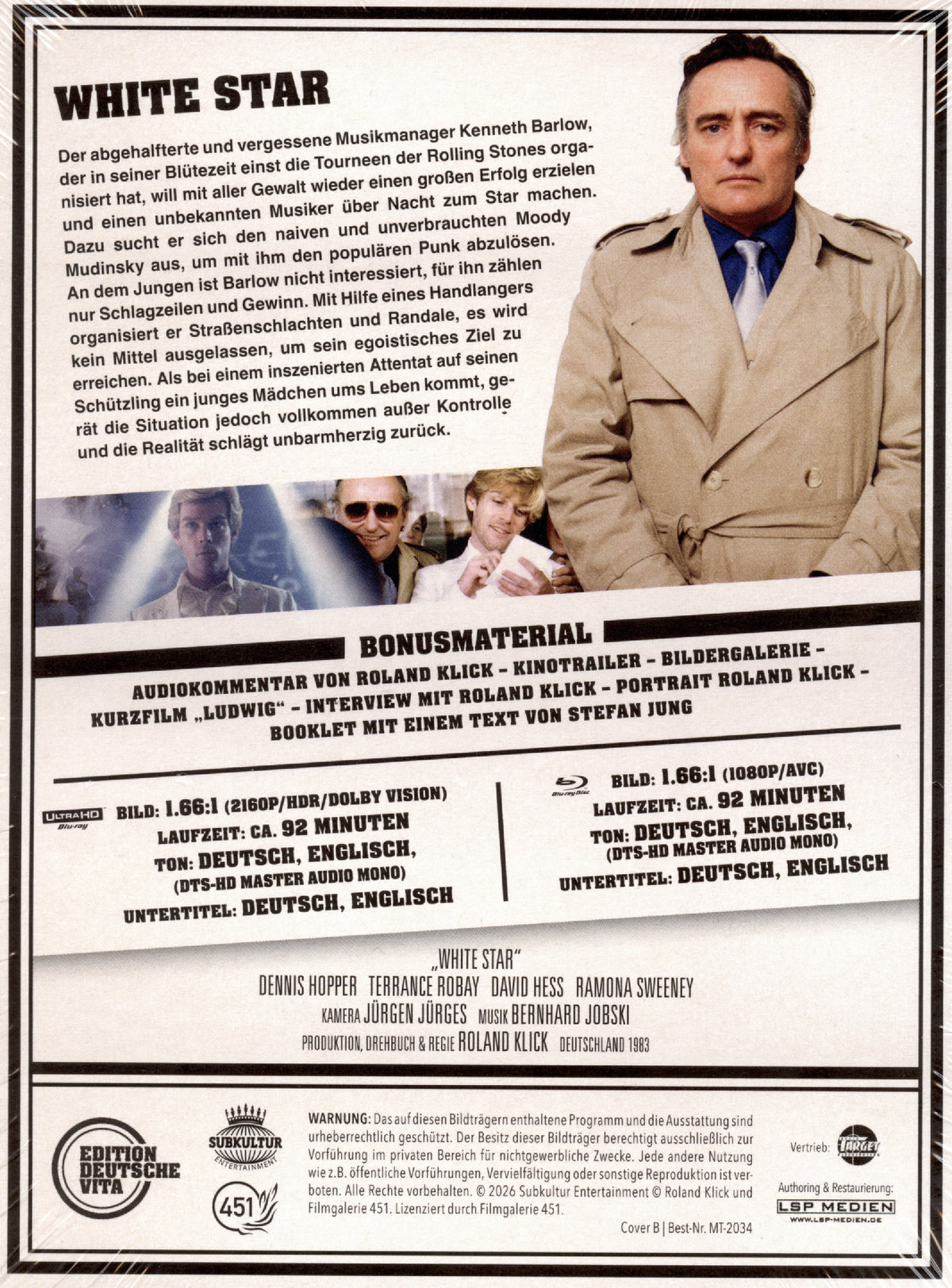 White Star - Edition Deutsche Vita  (4K Ultra HD+blu-ray) (B)