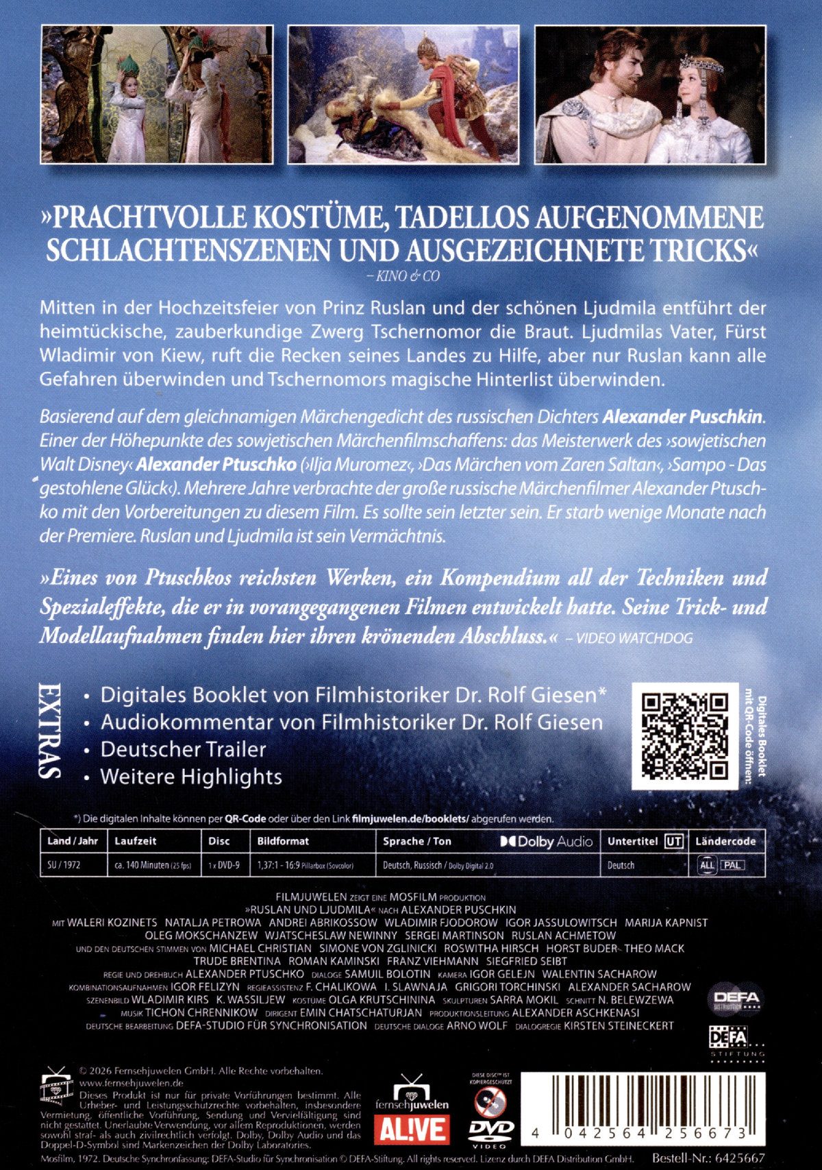 Ruslan und Ljudmila (DEFA Filmjuwelen)  (DVD)