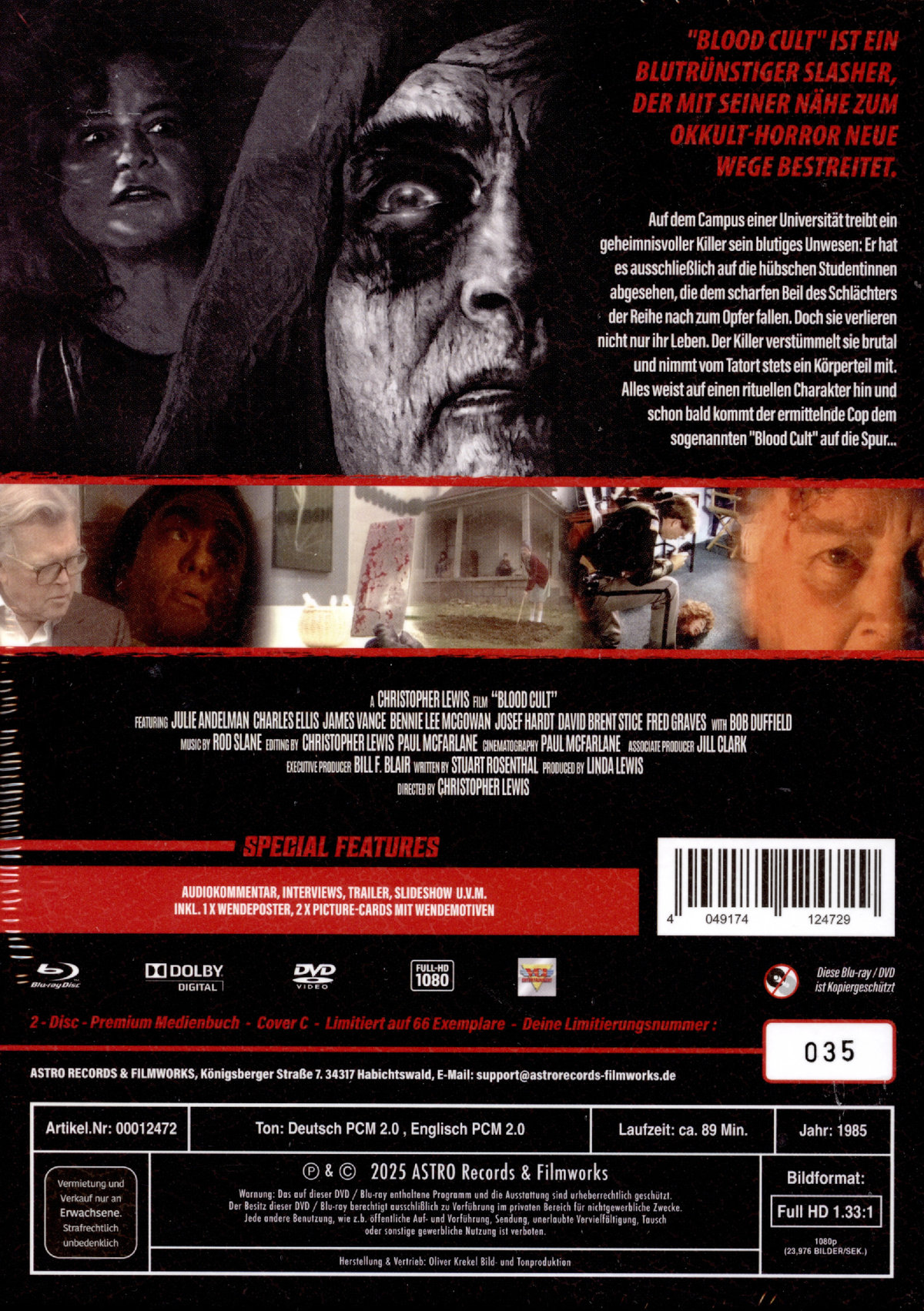 Blood Cult - Uncut Mediabook Edition  (blu-ray) (C)