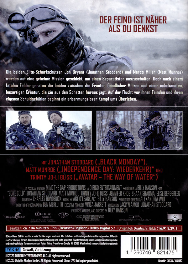 Bone Cold - Ghost Sniper  (DVD) Bone Cold - Ghost Sniper  (DVD)