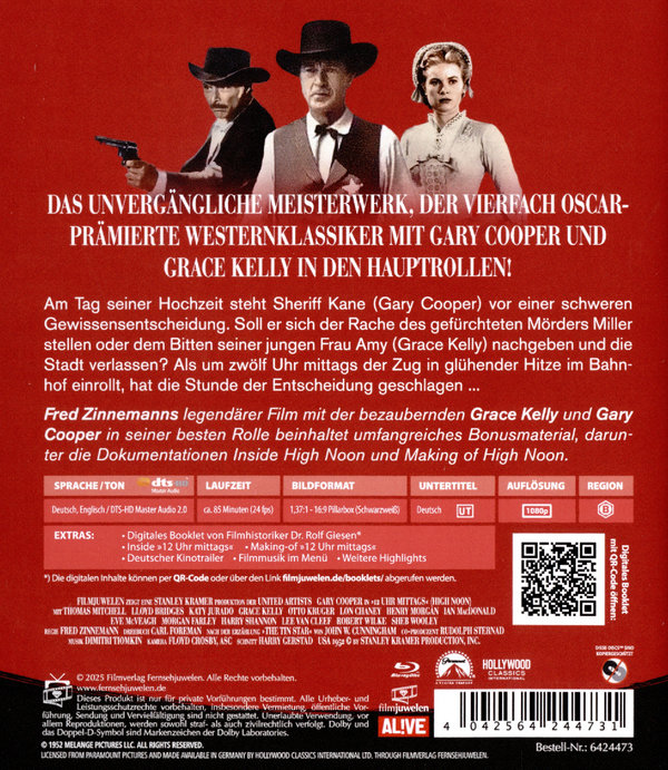 12 Uhr mittags - High Noon (Neuauflage)  (Blu-ray Disc)