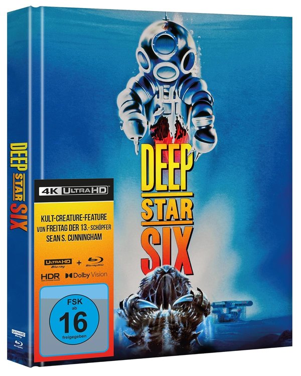 Deep Star Six - Uncut Mediabook Edition  (4K Ultra HD+blu-ray)