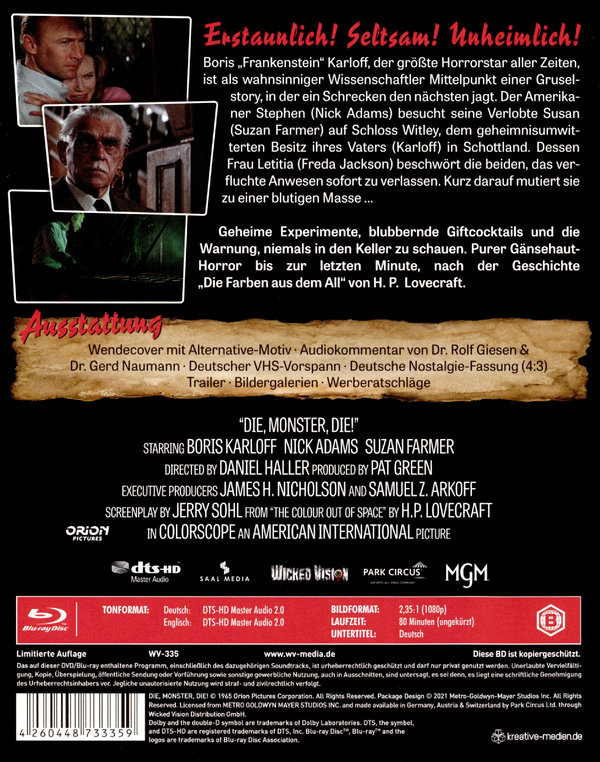 Grauen auf Schloss Witley, Das - Uncut Edition (blu-ray)