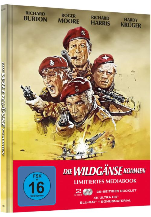 Die Wildgänse kommen - Uncut Mediabook Edition  (4K Ultra HD+blu-ray)