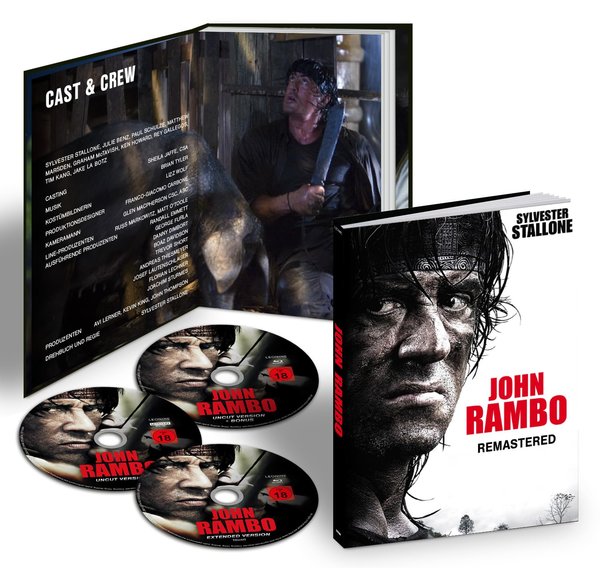 John Rambo - Limited Mediabook Edition  (4K Ultra HD+blu-ray)  (überarbeiterte Version) John Rambo - Limited Mediabook Edition  (4K Ultra HD+blu-ray)  (überarbeiterte Version)